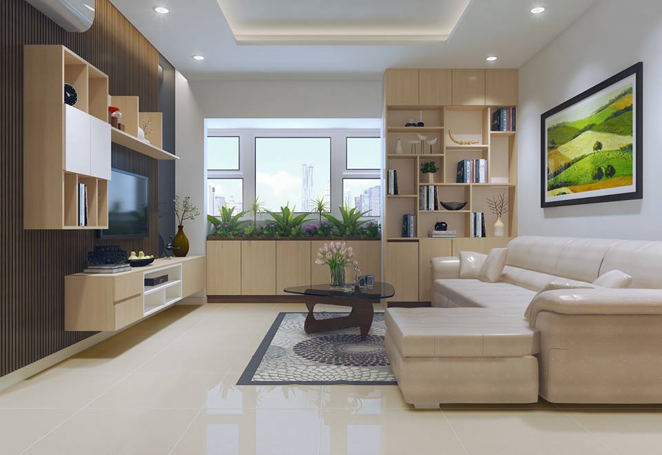 Hình thiết kế nội thất căn hộ mang phong cách hiện đại 5