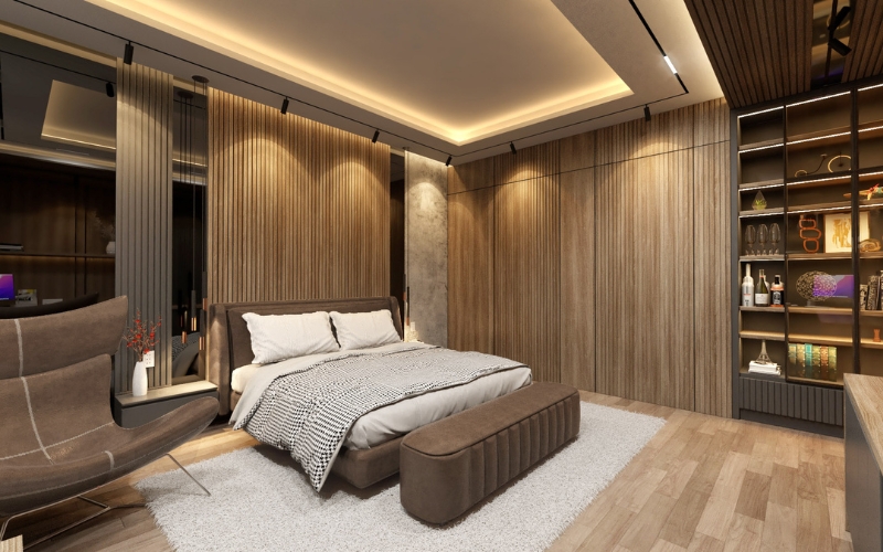 Mẫu thiết kế nội thất phòng ngủ master