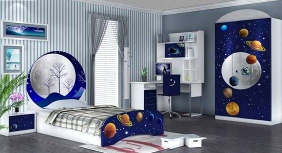 Hình thiết  kế phòng ngủ cho bé trai 1
