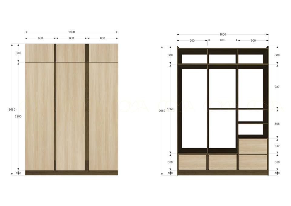 Hình những mẫu tủ quần áo đẹp 2