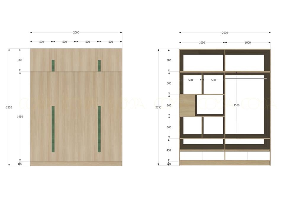 Hình những mẫu tủ quần áo đẹp 2