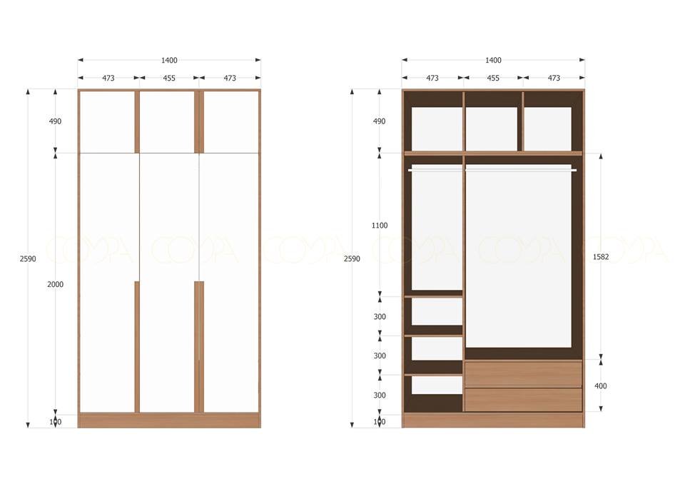 Hình những mẫu tủ quần áo đẹp 4