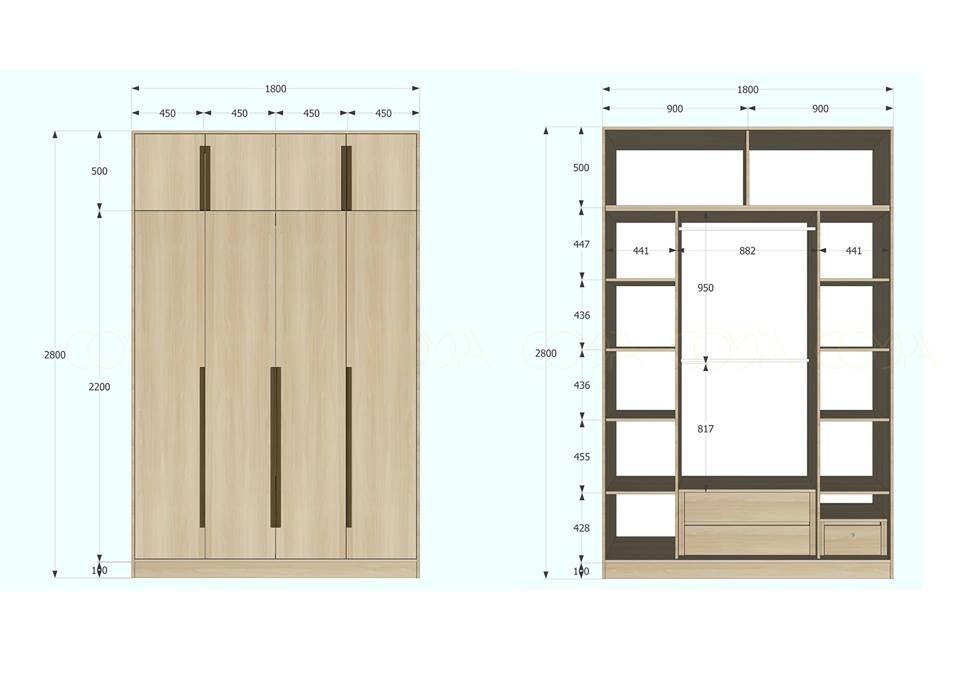 Hình những mẫu tủ quần áo đẹp 5