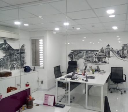 Hình ảnh thi công công thực tế từ thiết kế nội thất văn phòng phong cách Châu Âu