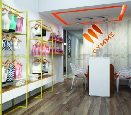 Mẫu thiết kế nội thất Shop thời trang theo phong cách Studio